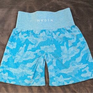 XS Blue NVGTN Shorts